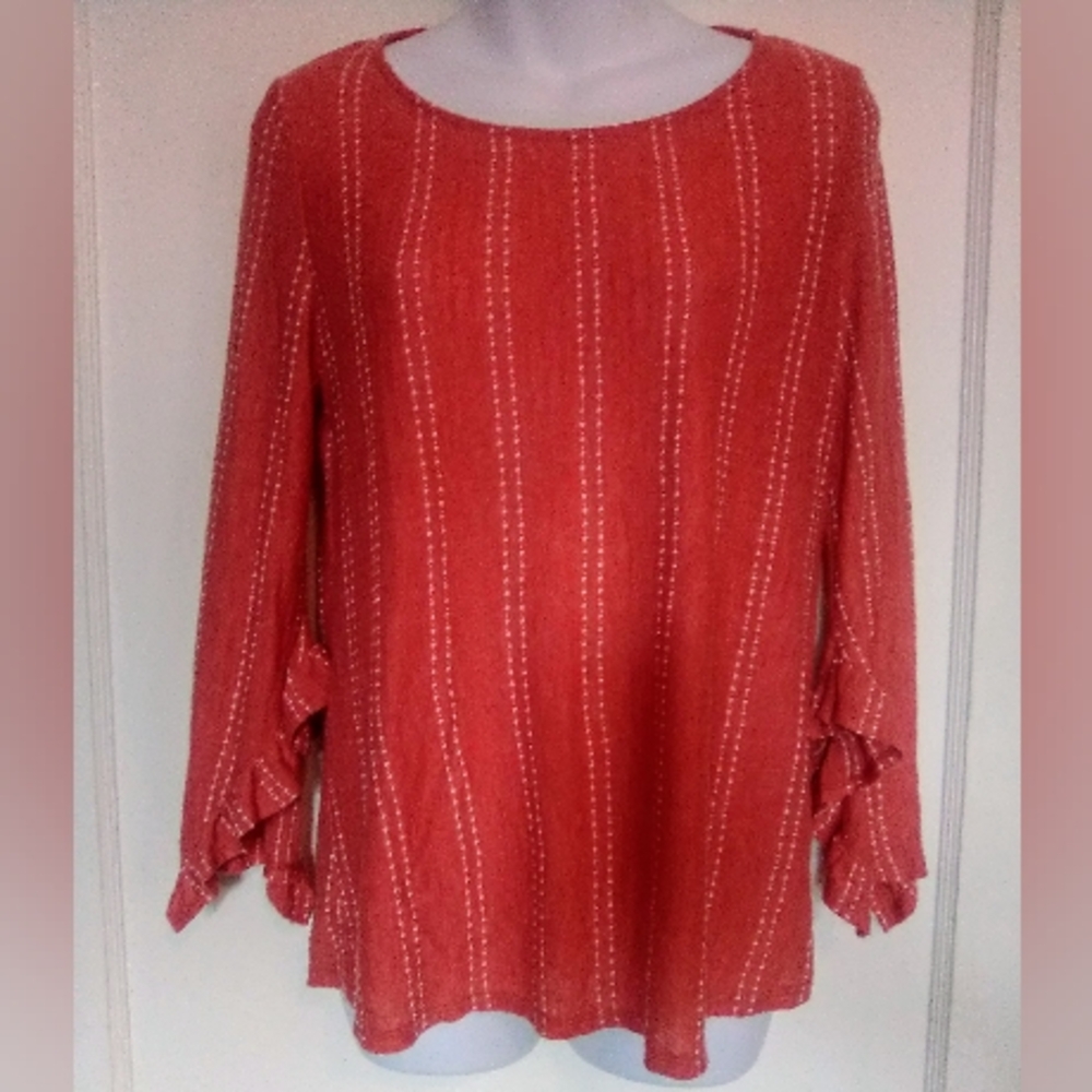 W5 CORAL LONG SLEEVED TOP